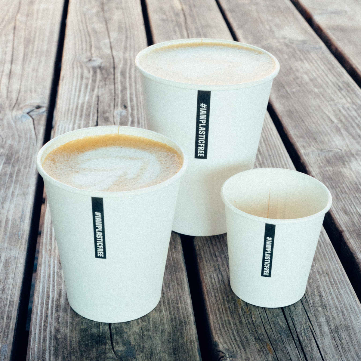 Plastikfreie Coffee-To-Go-Becher (100 Stück)