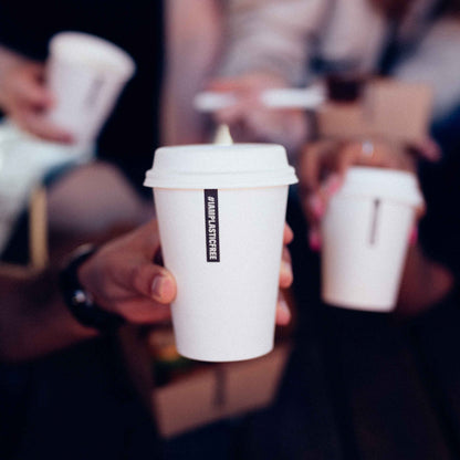 Deckel aus Holzfasern für Coffee-To-Go-Becher (100 Stück)
