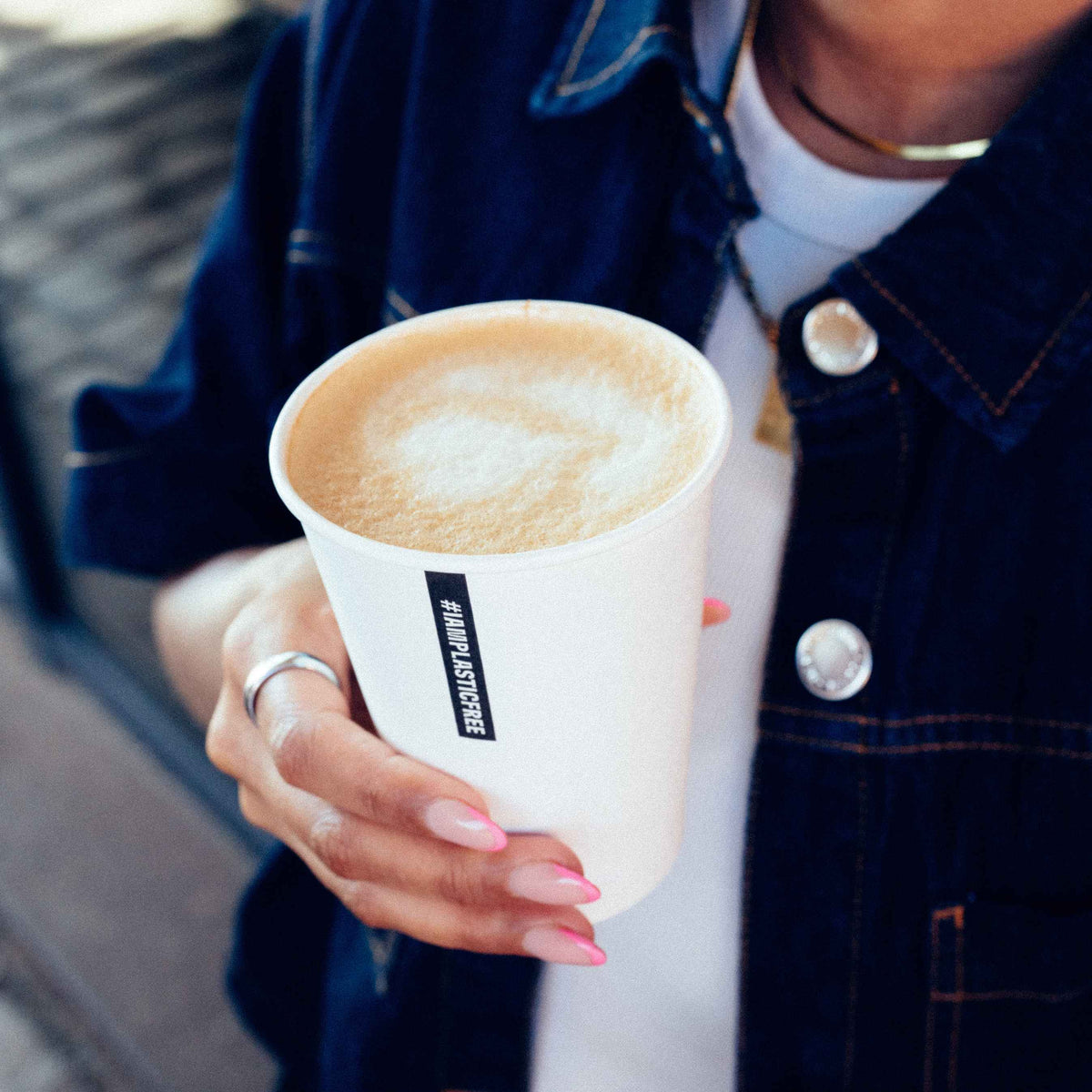 Plastikfreie Coffee-To-Go-Becher (100 Stück)