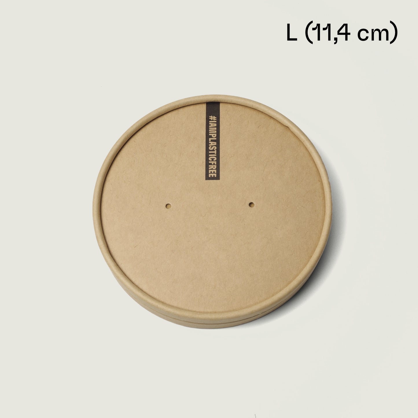 Coperchi di carta kraft per vaschette da minestra (marrone)