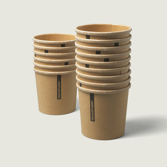 Soup Cup for Takeaway Hot Dishes (brown)