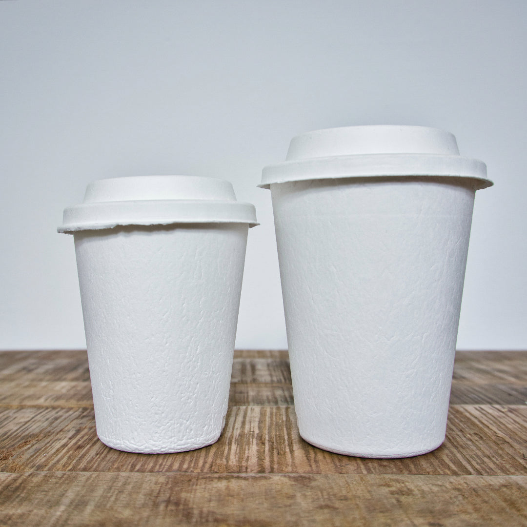 Plastic-free cardboard lids for hot drinks (Coffee To-Go)